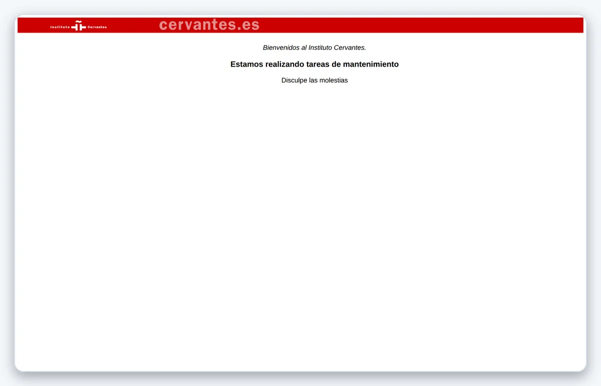 Скриншот: Официальная страница экзаменов DELE Instituto Cervantes (снято 19.10.2026)
