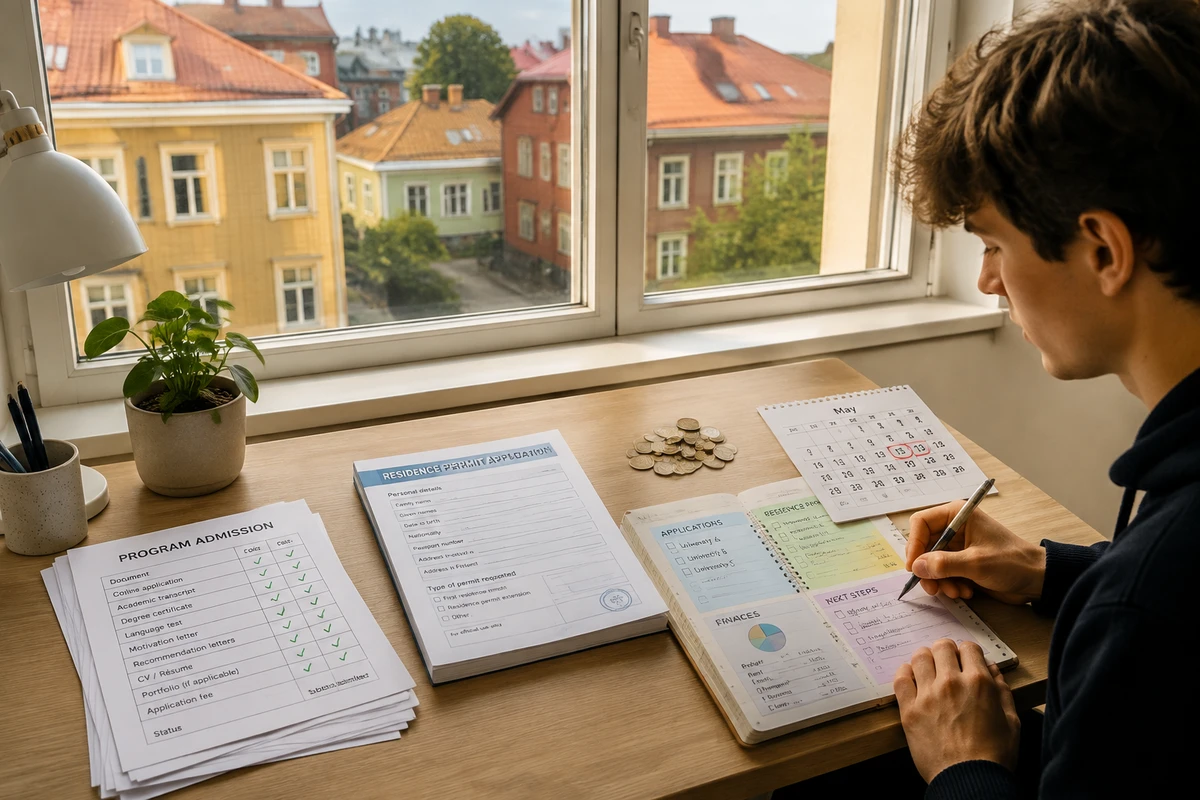 Процесс подачи через studyinfo.fi: шаг за шагом
