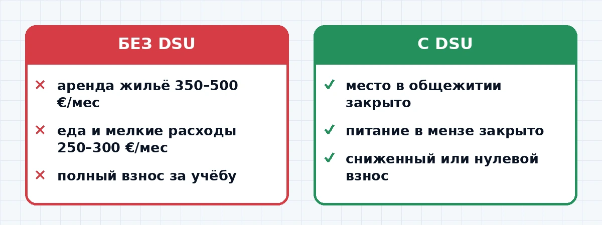 Инфографика по разбору бюджета студента в Италии